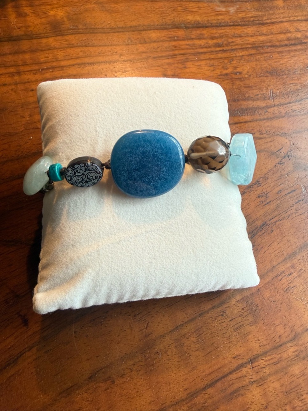 Silpada Watercolor Stone and Bead Bracelet
